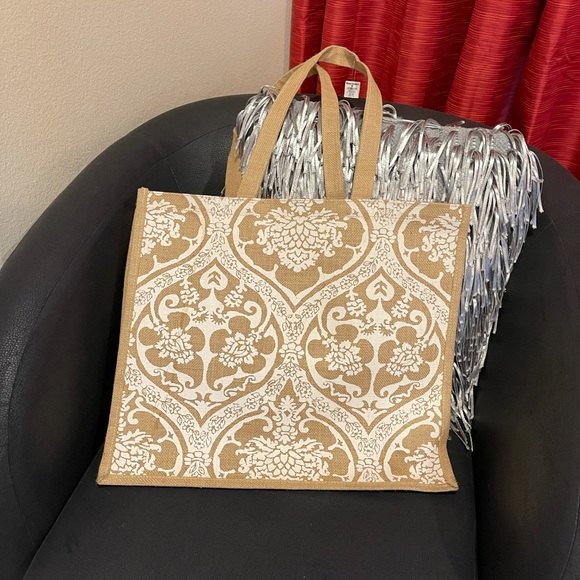 ECO OVERSIZED REUSABLE SHOPPING BEACH SWIM TOTE BAG NWT! - Picture 3 of 4